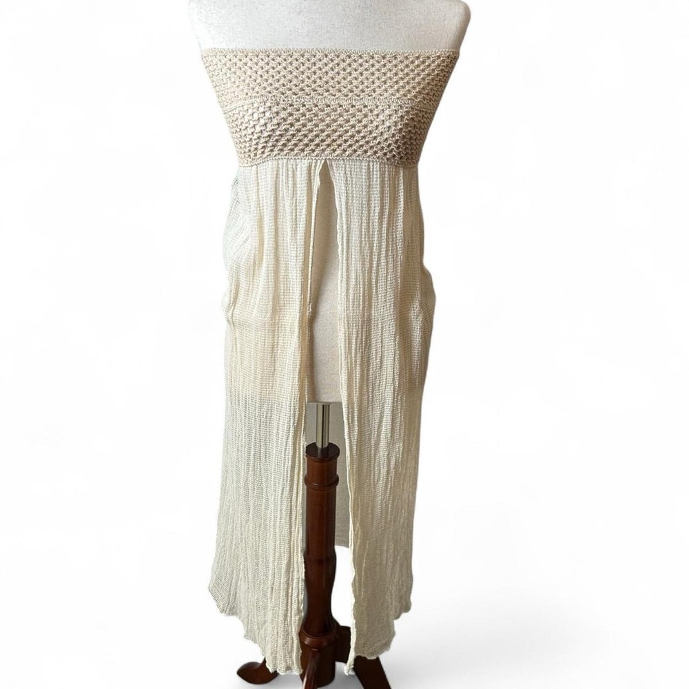 Y2K Crochet Boho Beach Swimsuit Cover Up Dress